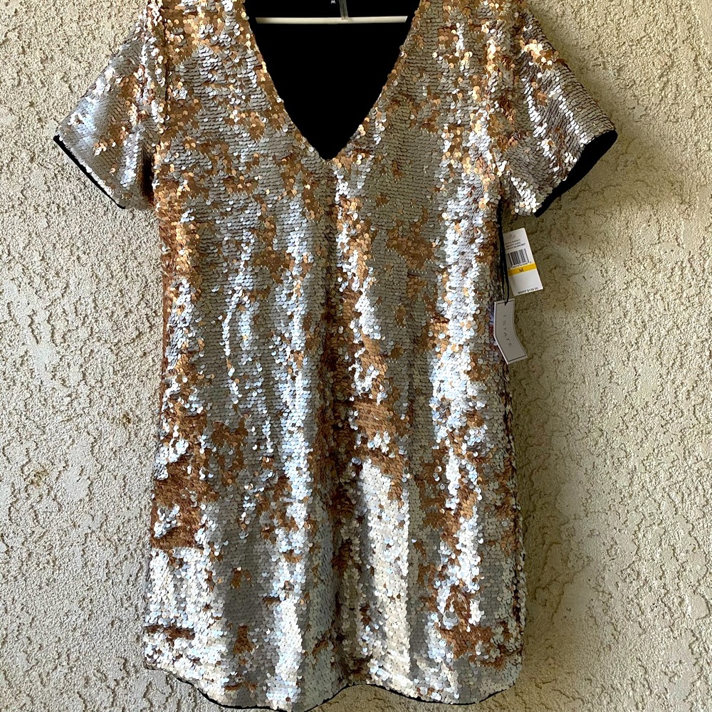 Shiny, glittery, party dress